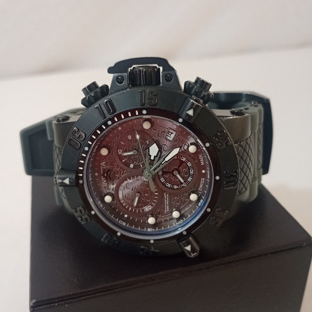 Invicta Subaqua Noma III Swiss Model no 15144 Watch - 500 m, Black, Grey - Picture 9 of 9